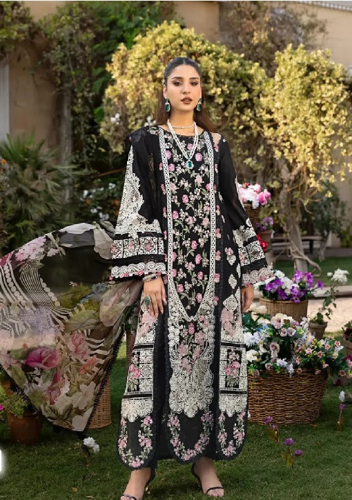Premium - Luxury Lawn Edition' 26 -Chfoon Printed Dupata - 702