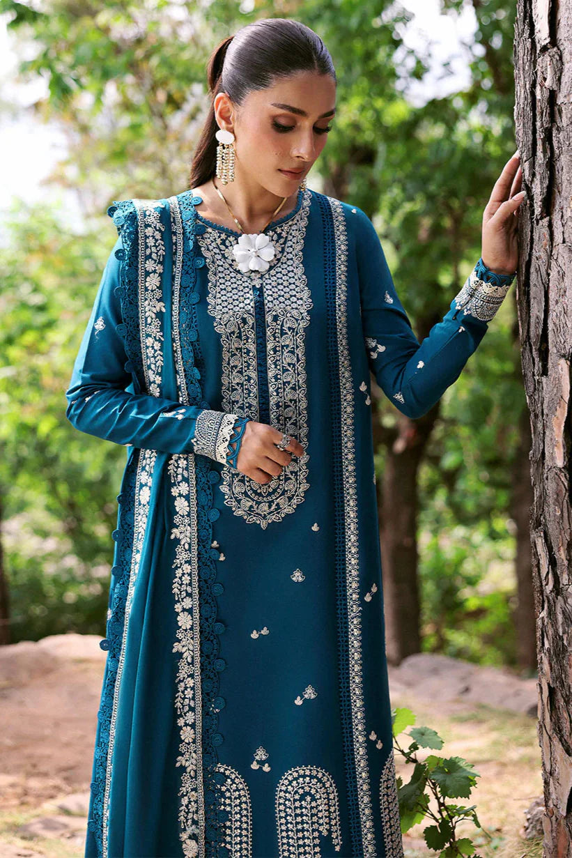 3PC DHANAK UNSTITCH DRESS - 219