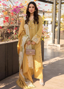 3 Piece Embroidered Lawn with Embroidered Lawn Dupatta V1220